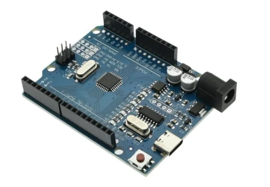 Arduino UNO R3 kompatibel USB-C inkl. Kabel und Header Pins.