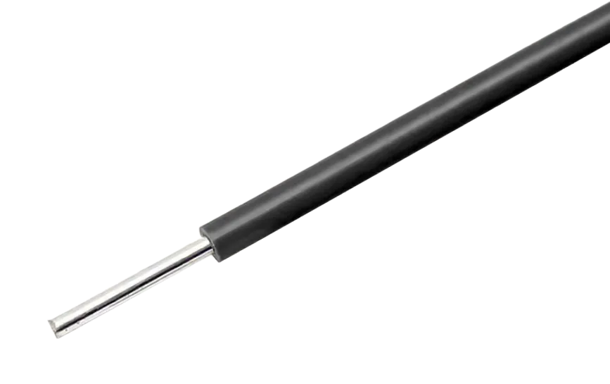 Schwarzer Draht mit massiver Ader 22AWG für Breadboards pro Meter
