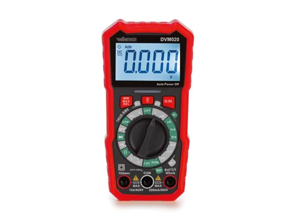 Velleman Digitalmultimeter CAT III 600V