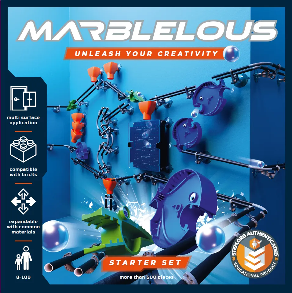 Marblelous Murmelbahn Starter Set 500-teilig