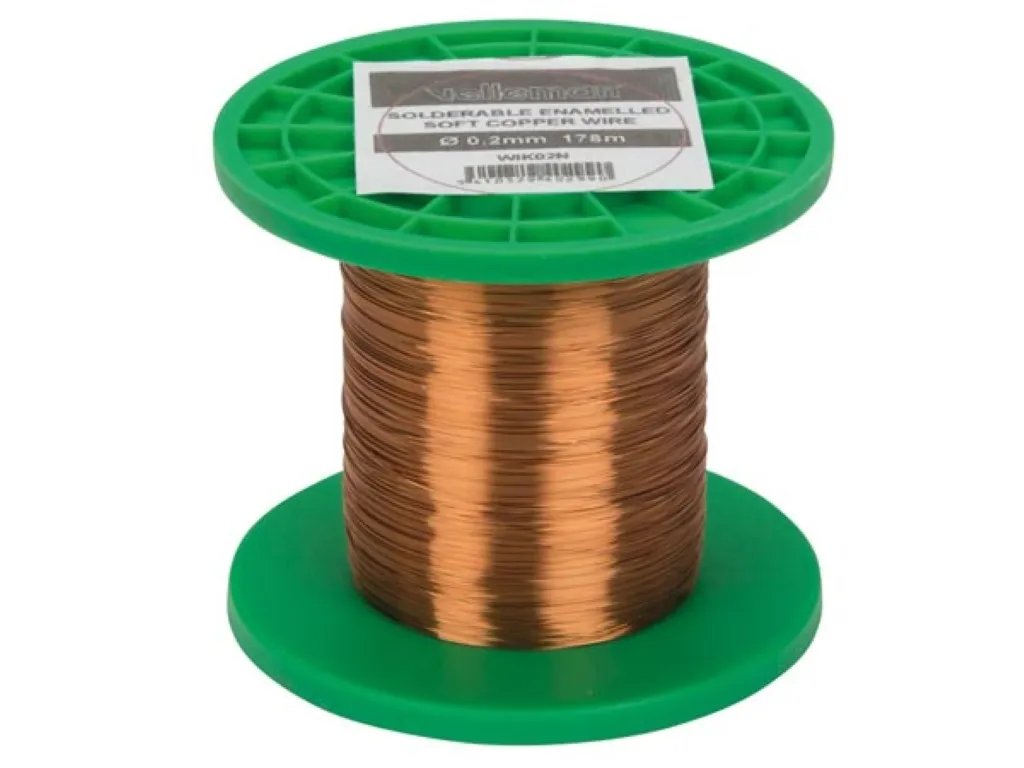 Wickeldraht Kupfer Ø0.2mm - 178m - 97 ohm