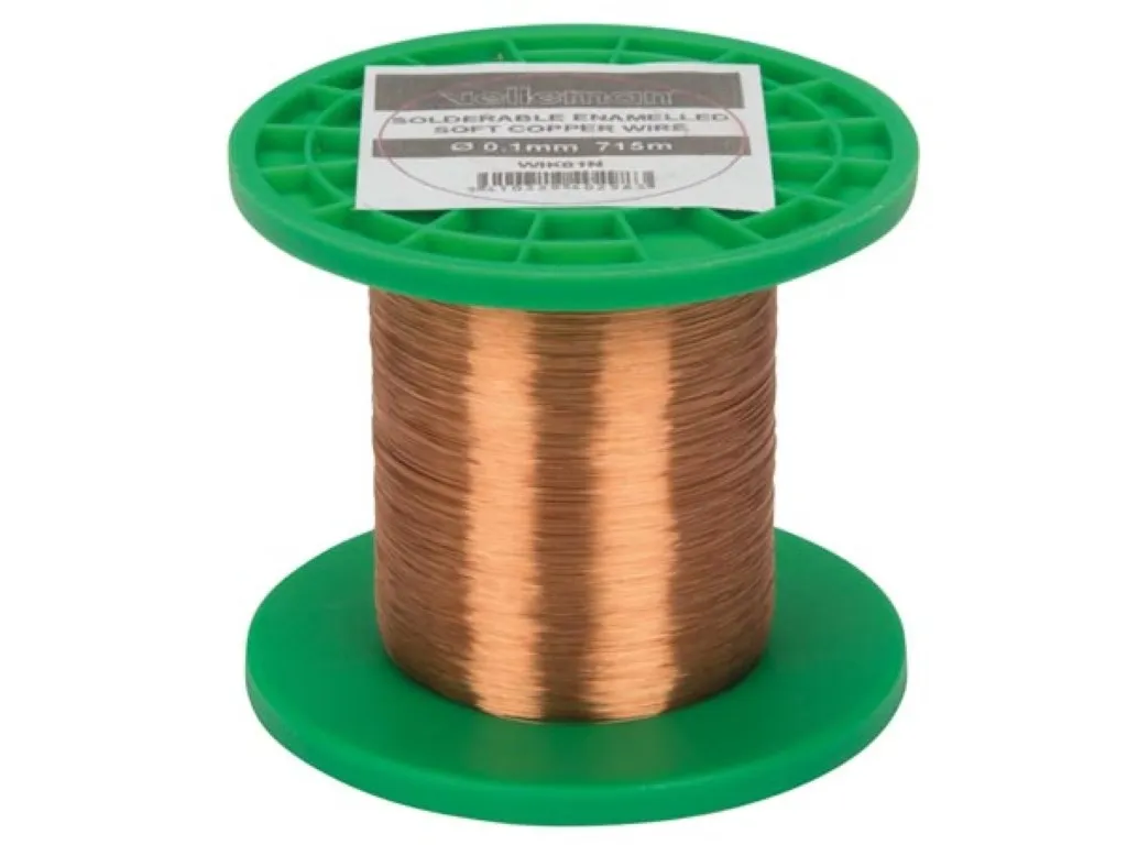 Wickeldraht Kupfer Ø0.1mm - 715m - 1.5kohm