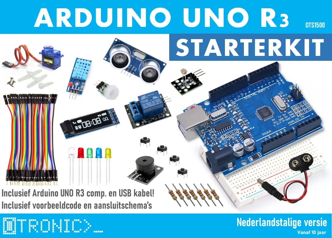 Arduino Starterkit UNO R3 Niederländisch mit gratis ChatGPT