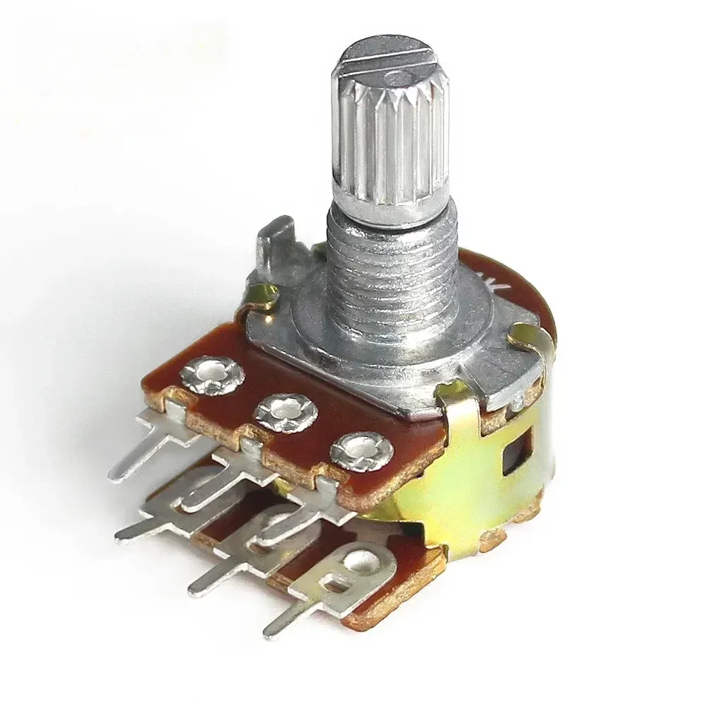 Doppelpotentiometer 10K Linear Stereo 6 Pins