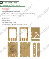 Transparantes Gehäuse für DSO138 digitale Oszilloskop – 2