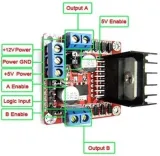 L298N Motor Driver Board rot – 2