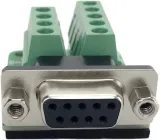 DB9 Female D-SUB Adapter RS232 Seriell auf Schraubklemme – 1