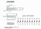 10 Segment LED Bar Gelb – 5