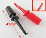 Mini-Testclip mit Federhaken für PCB SMD IC 43mm - Rot – 4