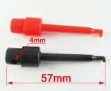 Testclip mit Federhaken für PCB SMD IC 57mm - Schwarz – 2