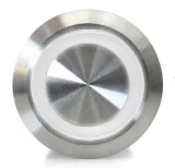 Druckknopf | Ein-Aus Self-Lock | 5V LED Weiß | Edelstahl | 12mm – 3