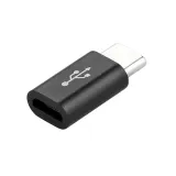 USB-C Male zu Micro-USB Female Adapter  - schwarz – 1