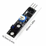Linienfolgende/ Line Tracking Infrarot-Modul - 3 PIN, HW-511 TCRT5000 – 1