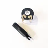 10K-ohm Einstellpotentiometer, liegend, mit Knopf von 15mm, Sechskantbuchse – 2