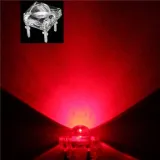 5mm Super Flux Piranha 4pin LED - Rot – 5