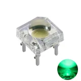 5mm Super Flux Piranha 4pin LED - Rein Grün – 3