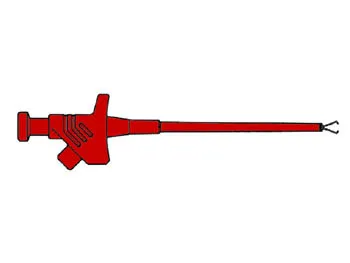 Flexibler Klemmtaststift Rot