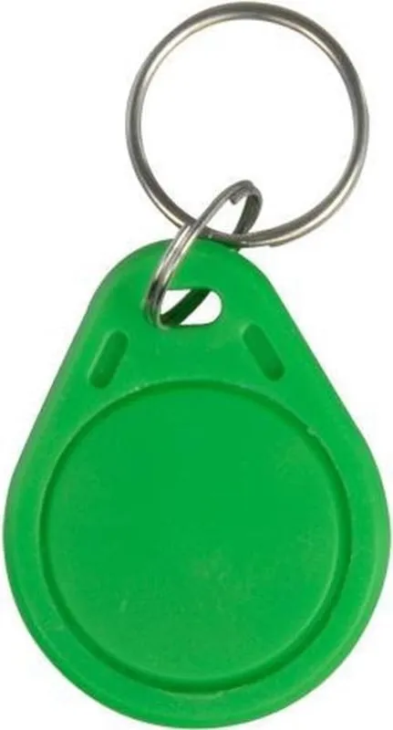 Grün | RFID-Tag Schlüsselanhänger Tropfen | 13,56Mhz | 1K S50 | Mifare Classic