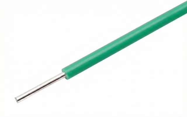 Grüner Draht mit massivem Kern 22AWG für Breadboards pro Meter
