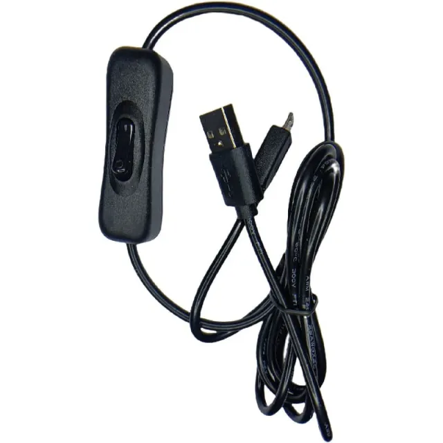 USB- auf Micro-USB-Stromkabel mit EIN/AUS-Schalter