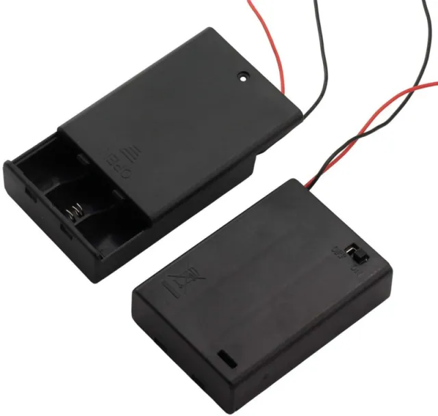 3x AAA-Batteriehalter mit Ein-/Ausschalter (4.5V)