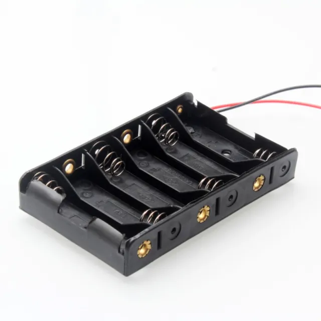 6x AA-Batteriehalter (9V)