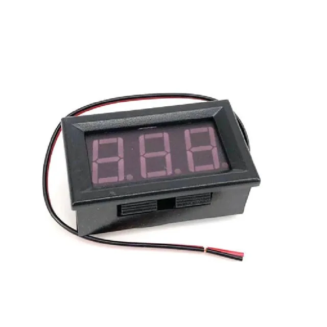 Voltmeter AC 70V - 500V, Rot, 0.56inch, 2 Drähte