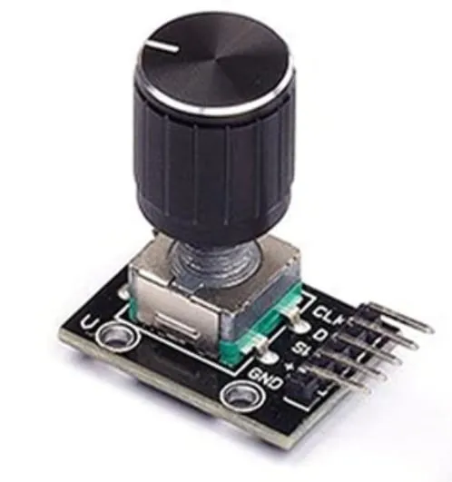 Rotary Encoder HW-040 mit Aluminiumkappe für Arduino