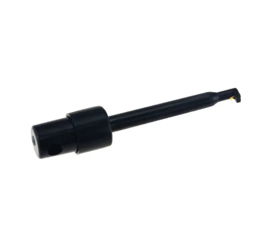 Testclip mit Federhaken für PCB SMD IC 57mm - Schwarz