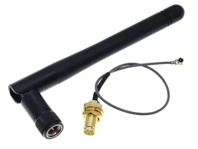 2.4Ghz WiFi-Antenne mit SMA- auf uFL Ipex-Stecker