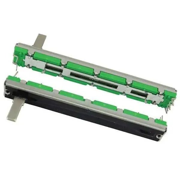 Slider-Fader-Potentiometer linear 2-Kanal 75mm 10k