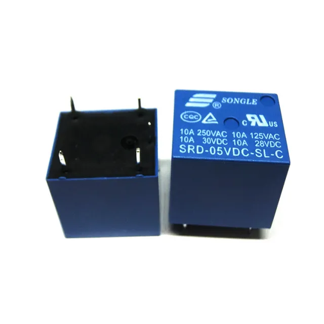 SRD-05VDC-SL-C Relais 5pins  10A 5V