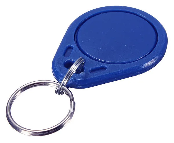 Blau | RFID-Tag Schlüsselanhänger | 13,56 MHz | 1K S50 | Mifare Classic