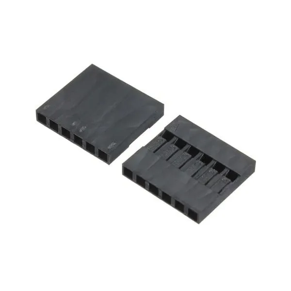 6P Dupont Kunststoffgehäuse Pin-Verbinder 2.54mm