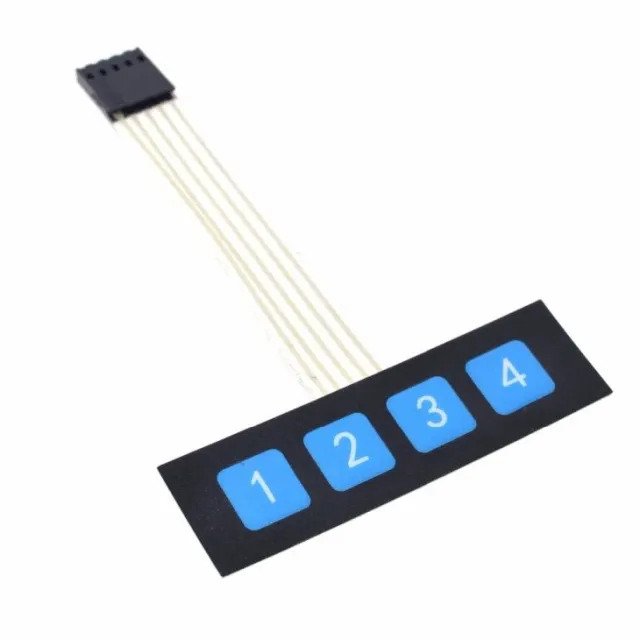 1 x 4 Matrix-Membrantastatur mit FBC-Schaltung