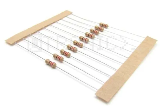 10x Widerstand 4K7 Ohm 1/4 Watt 5%