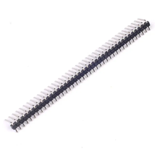 1X40pin 2,54 mm gewinkelter einreihiger Stiftleiste 90 Grad