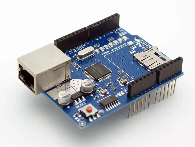 Ethernet Shield W5100 mit Micro-SD-Kartenleser für Arduino