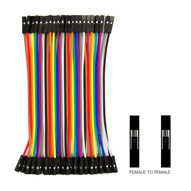 Dupont Jumper Kabel 40 Stück (Female-Female) 40cm Drahtbrücken für Breadboard
