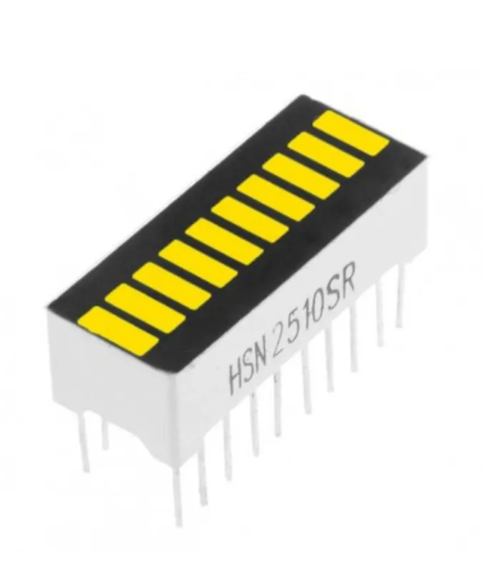 10 Segment LED Bar Gelb