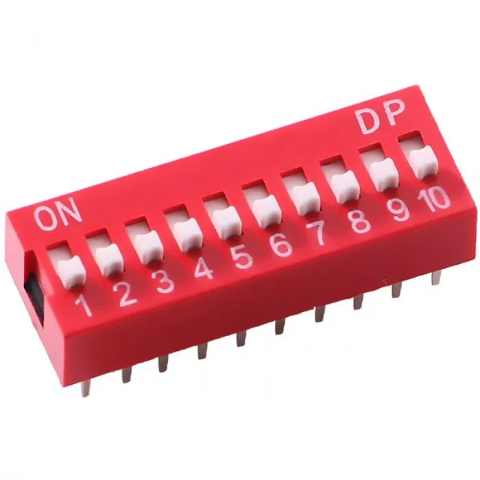 10-poliger DIP-Schalter 2,54 mm
