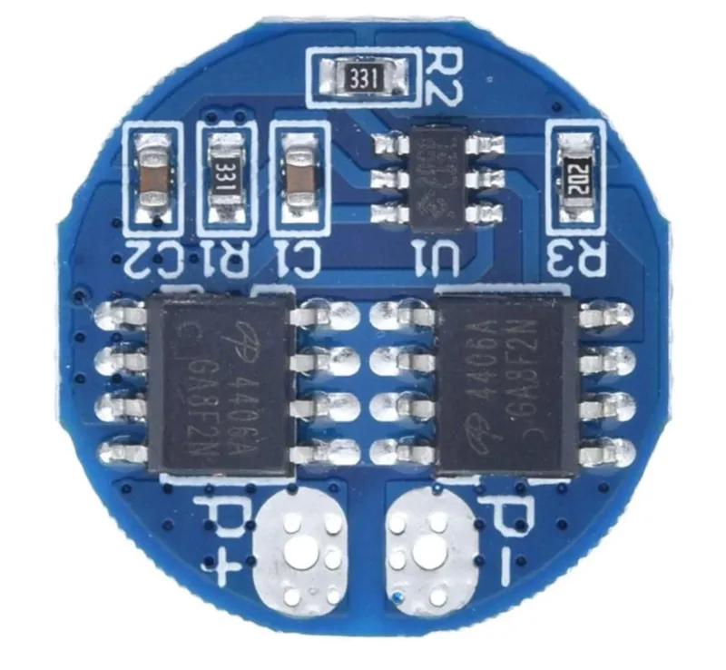 2S BMS Lade- und Schutzplatine für 2x 18650