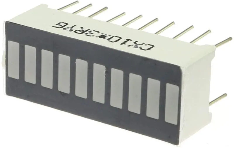 10-Segment-LED-Balken Weiß